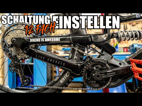 Adjusting Shimano 12-speed gears correctly