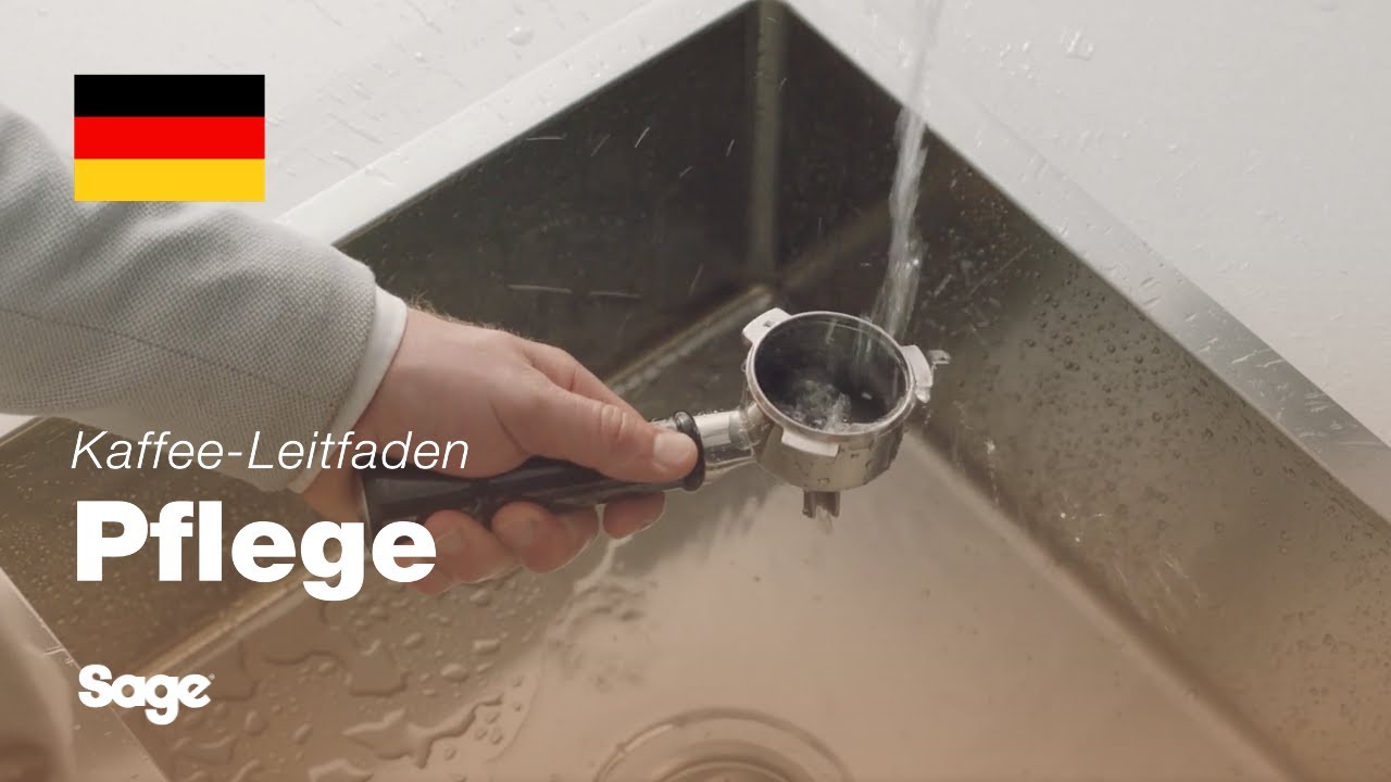 Ausspülen der Siebeinsätze