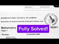 2023 GCE Maths Paper 1 Full Revision