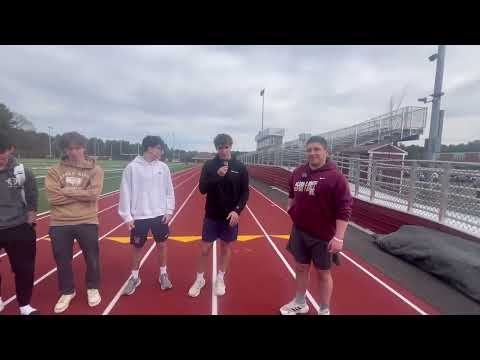 2025 ARHS boys' National Indoor SMR relay team