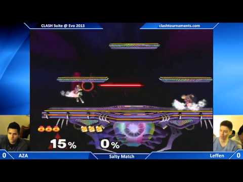 CLASH Suite at Evo 2013 - Leffen vs AZA - Match 3 - SSBM