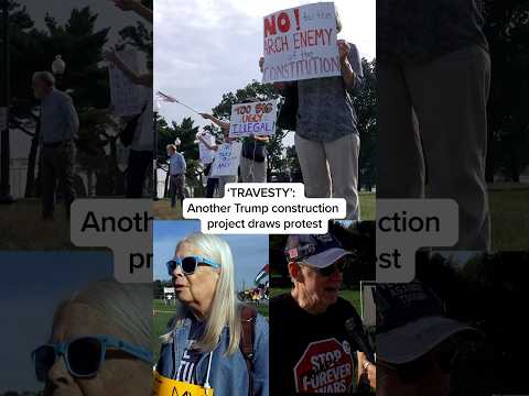 'TRAVESTY': Another Trump construction project draws protest