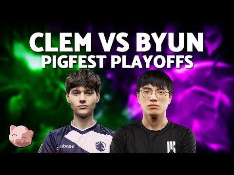 CLEM Rolls Protoss vs BYUN: Top 8 Playoffs! | $10,000 PiGFest 5.0 (Bo7 PvT) - StarCraft 2