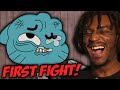 GUMBALL S FIRST FIGHT Gumball Ep 35 36 REACTION