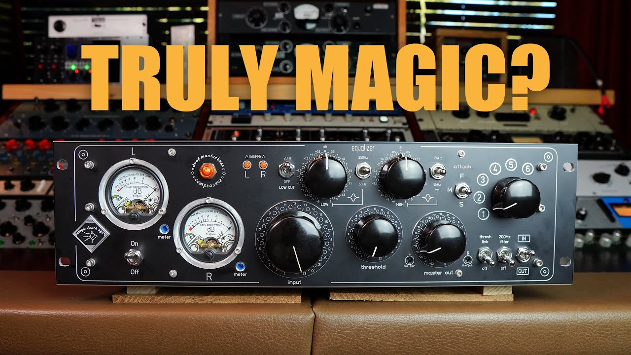 The Magic Death Eye - Stereo Tube Compressor HARDWARE - Overview and Audio Demo