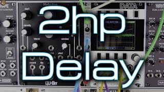 Video thumbnail for 2hp Delay *Eurorack's smallest delay FX* by DivKid