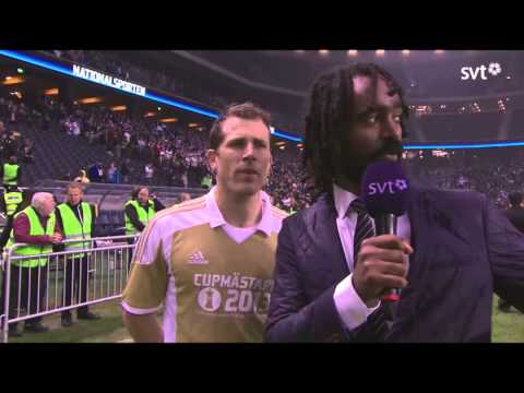 Vinnarintervju med Hysén - Svenska Cupen 2013