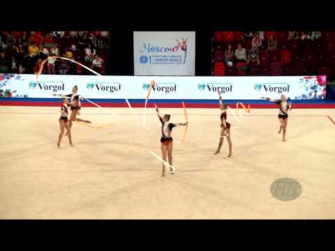 Finland (FIN) - 2019 Rhythmic Junior Worlds, Moscow (RUS) - Qualifications 5 Ribbons