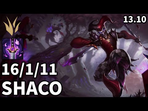 Shaco Jungle vs Lillia - EUW Master | Patch 13.10