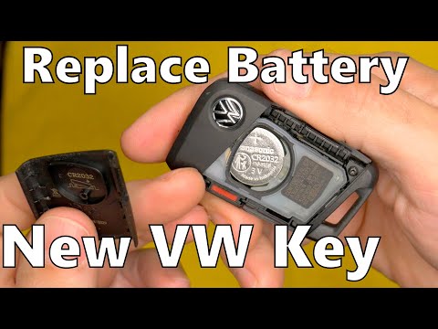 How To Replace Battery In New VW Key Fob Volkswagen
