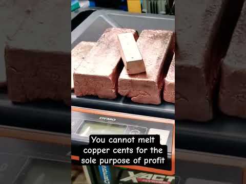 Melting copper Pennies. What you need to know. #shorts