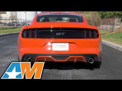 2015-2017 Mustang GT SLP Exhaust Sound Clip Loudmouth Muffler Delete Axle-Back Review