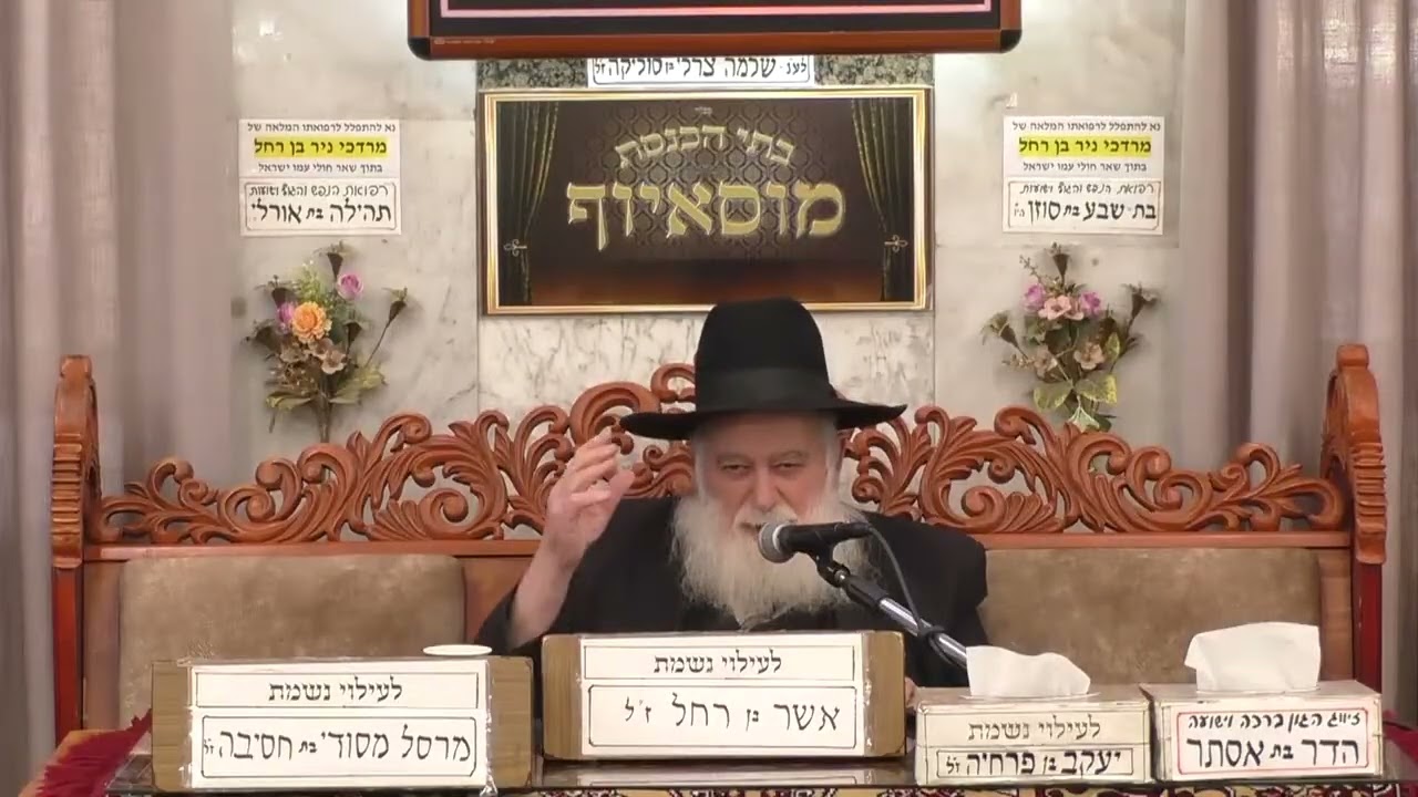 פרשת ויחי תשפ"ו מוסאיוף