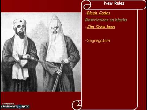 41 Reconstruction Ends