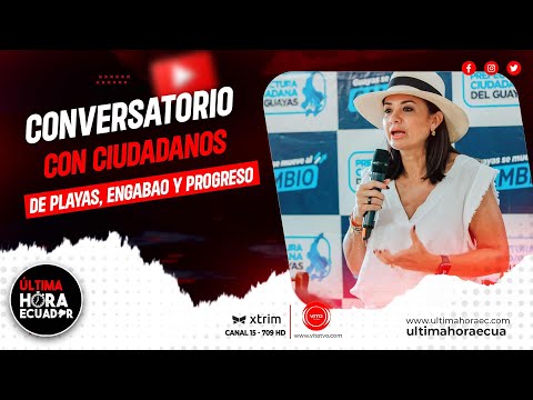 Prefectura del Guayas: conversatorio con ciudadanos de Playas, Engabao y Progreso