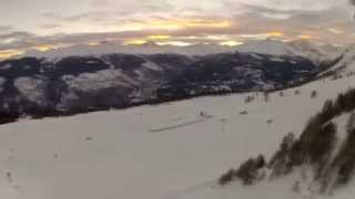 preview picture of video 'Ecole Suisse de Ski, Thyon - Les Collons / Early Morning Flight'