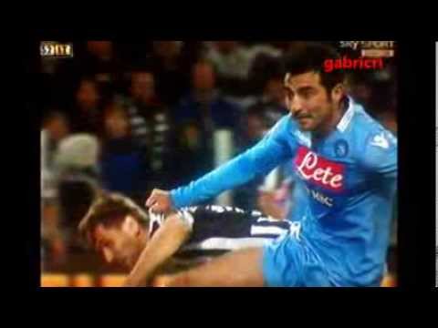 Juventus Napoli 3 0 Llorente vs Albiol - Llorente skill head shot