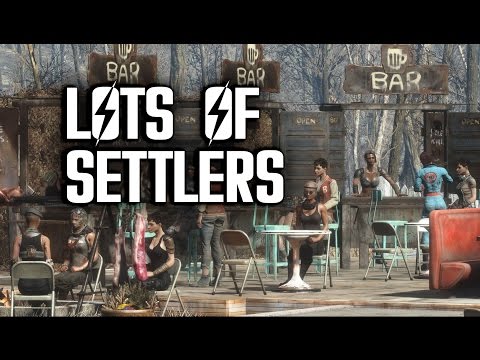 How to Attract LOTS of Settlers - Fallout 4 Settlements