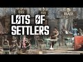 How to Attract LOTS of Settlers - Fallout 4 Settlements
