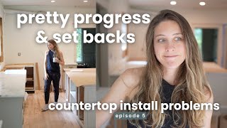 Kitchen Renovation Vlog: Installing Natural Stone Countertops! Ep. 5