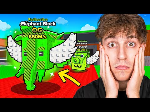 Otwieram CAŁĄ BAZĘ RADIOAKTYWNYCH Secret Blocków w Steal a Brainrot Roblox