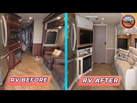 RV Renovation Before & After! You Won't Believe This Motorhome Makeover!