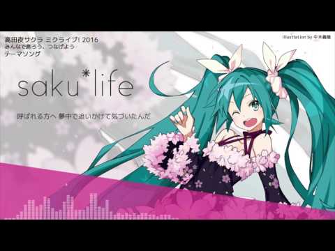 VOCALOID2: Hatsune Miku - Saku*Life [HD With MP3]