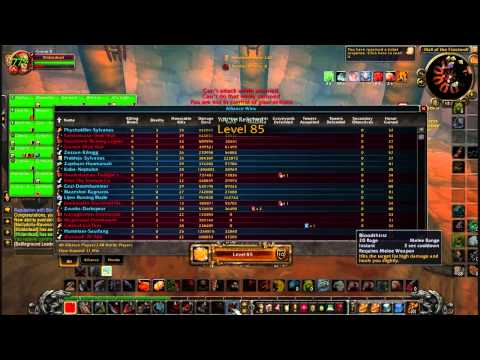 ding lvl 85 World Of Warcraft in a Battle Ground ....WHAT?! (Illidandead)