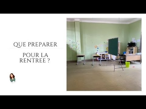 Première rentrée : PES / T1 que préparer pendant les vacances