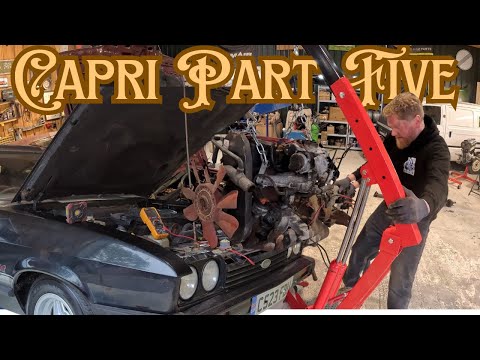 2.0 ST170 Turbocharged FORD CAPRI BUILD Part 5 - The Engine Is BACK And I Strip The Granada!