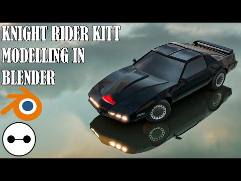 Knight Rider Kitt Modelling Timelapse