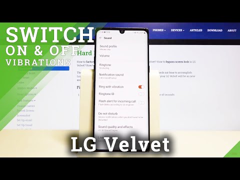 How to Open Vibration Settings in LG Velvet – Set Vibration Pattern