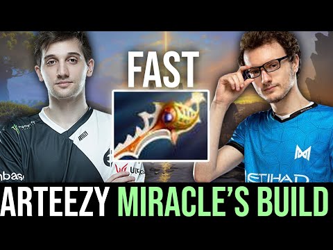 Arteezy FAST RAPIER — Miracle's Legendary Build