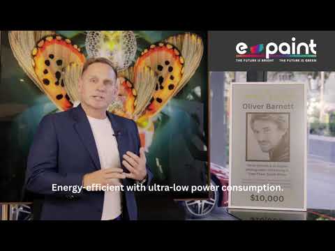 ePaint's revolutionary e-paper technology