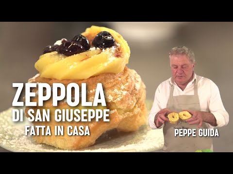 Zeppola di San Giuseppe fatta in casa con la ricetta di Peppe Guida