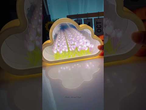 Let’s set up cloud tulip lamp #youtubeshorts #shorts #short #craft #viralvideo