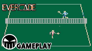 Realsports Tennis (Evercade - Atari Collection 2) Gameplay