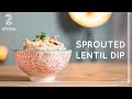 Sprouted Lentil Dip High Protein Vegan Fitness Recipe