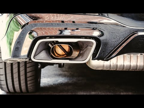 BMW 2 Series Gran Coupe M235I exhaust. Eco-pro, Comfort and Sport, exhaust valve open and closed.