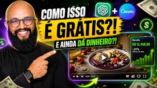 ChatGPT + Canva, RIDÍCULO: VÍDEO com IA de GRAÇA pra GANHAR DINHEIRO