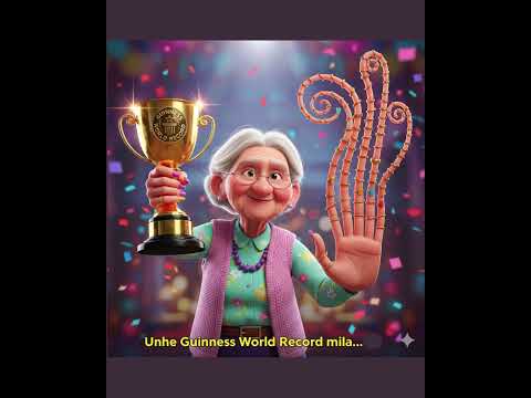 “30 Years Nails Growth Record: Longest Fingernails Ever! 😱💅 #Shorts”