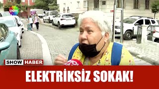 Elektrik kesintisi bu sokağı bıktırdı