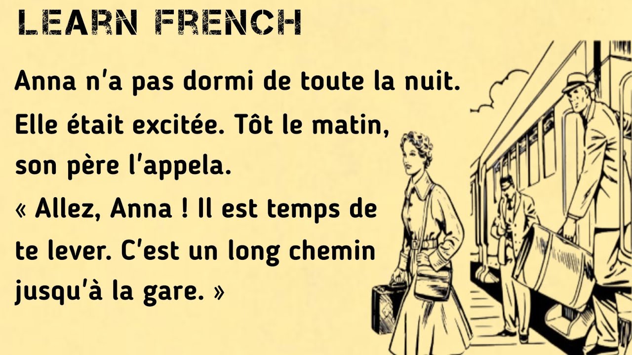 French Story for beginners ( A1-A2 ) । Anna et le combattant