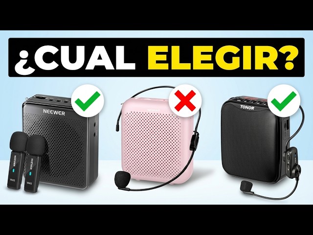 Vídeo relacionado con Amplificador de Voz inalámbrico para Profesores, Amplificador de Voz portatil con lavalier micrófonos, Sistema PA 2000mAh Recargable Personal para Aula, guías turísticas, Hablar (Negro)