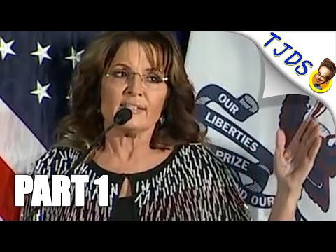 Sarah Palin Endorses Donald Trump & Ruins English In Weird Wild Speech