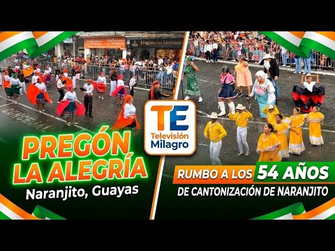 Pregón de la Alegría en Naranjito (24 de Sep) 🥳 | Rumbo a los 54 Años de Cantonización 🟢⚪️🟠