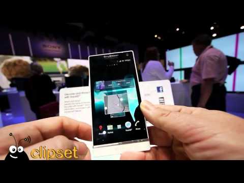 Sony Xperia S #CES2012 #Videochip