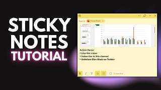 How to Use Microsoft Sticky Notes [Full Tutorial with 2024 NEW Feature