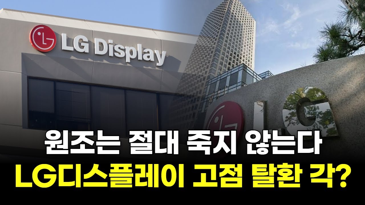 원조는 절대 죽지 않는다...LG디스플레이 고점 탈환 각?