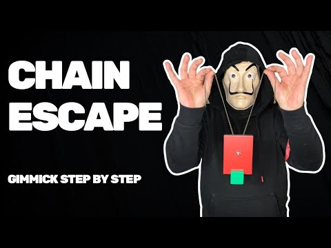 CHAIN ESCAPE MAGIC TRICK TUTORIAL 🪄 Gimmick Step by Step #tricks #magic #magictricks #foryou
